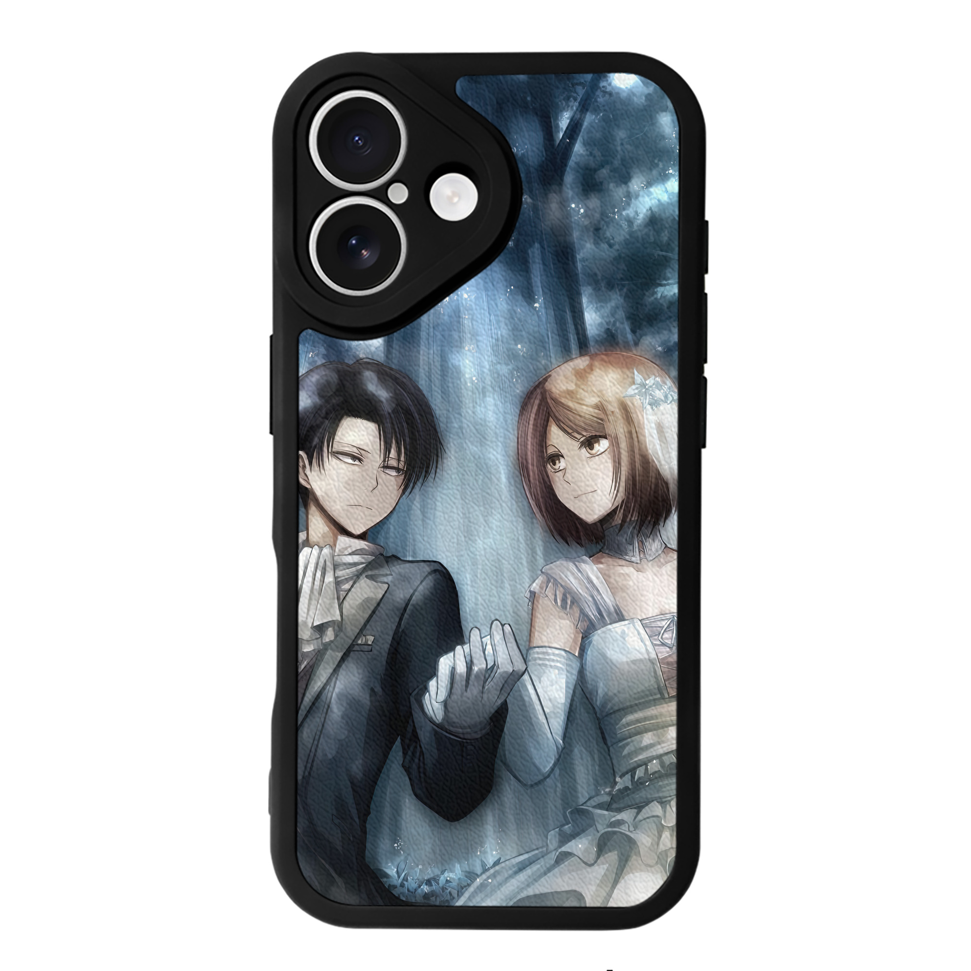 （画像用） 進撃の巨人 Attack on Titan 【iPhone 16シリーズ対応】シリコンスマホケース（レザー調） 材質：シリコン